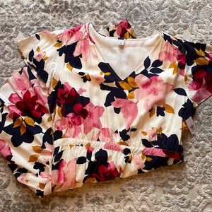Lined short sleeve dress